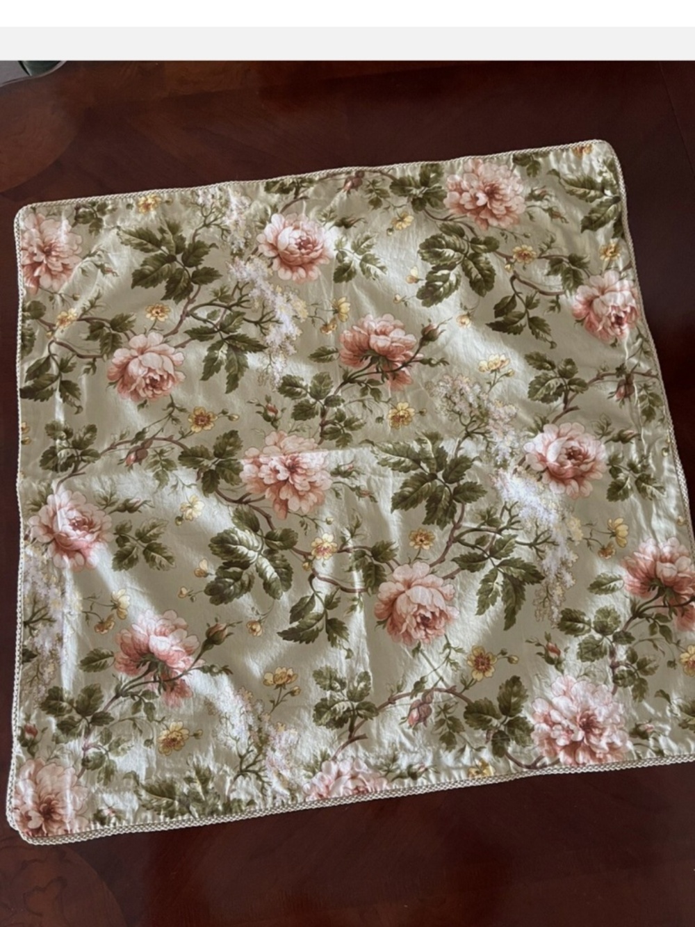 Three Ralph Lauren Yorkshire Rose Euro Shams